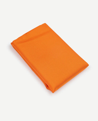 Zijde pochet oranje