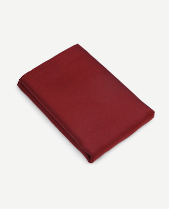 Zijde pochet donkerrood