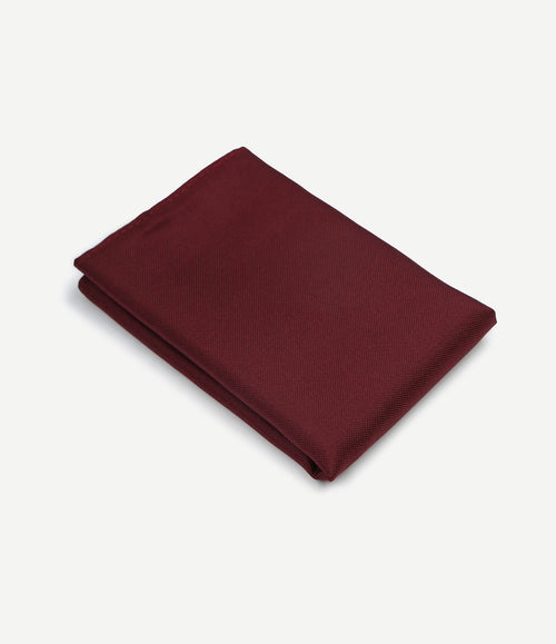 Zijde pochet bordeaux