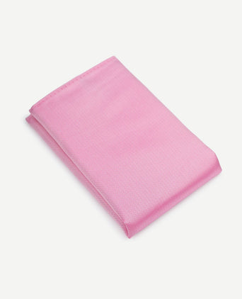 Zijde pochet roze