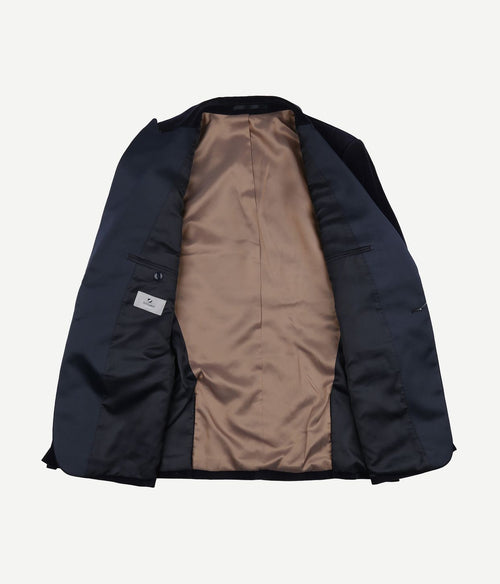 Smoking blazer velvet donkerblauw