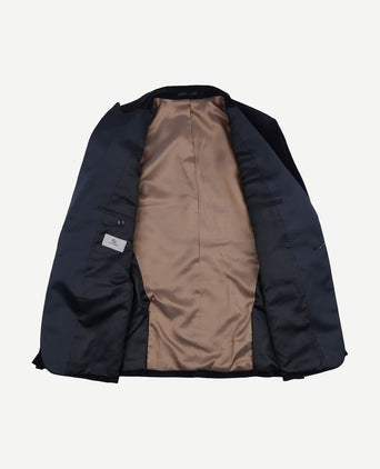 Smoking blazer velvet donkerblauw