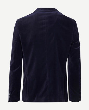 Smoking blazer velvet donkerblauw