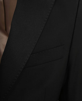 Suitable smoking New York 100% wol | Slim-fit