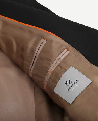 Suitable smoking New York 100% wol | Slim-fit