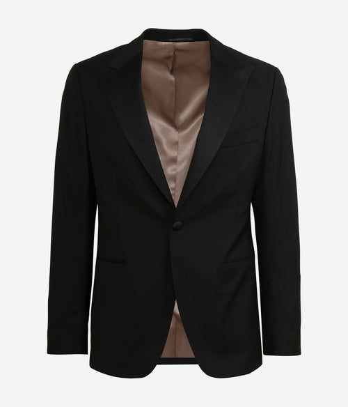 Suitable smoking New York 100% wol | Slim-fit