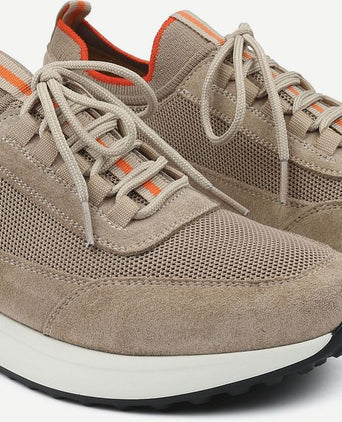 Suitable sneaker suede beige