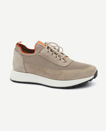 Sneaker suede beige