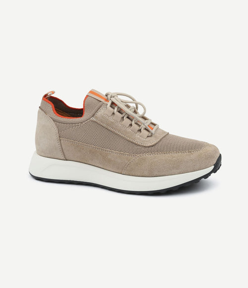 Sneaker suede beige