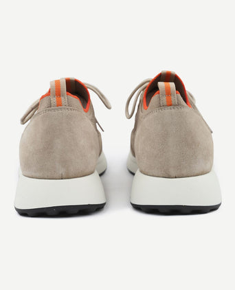 Suitable sneaker suede beige