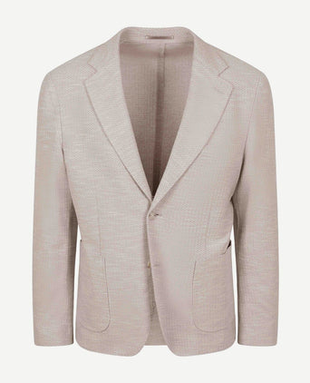 Soft knitted colbert beige