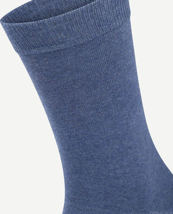 Sokken bio indigo blauw