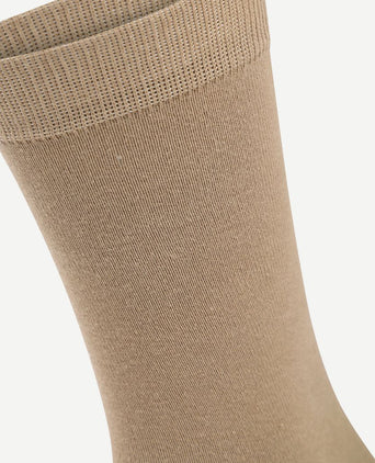 Sokken bio taupe