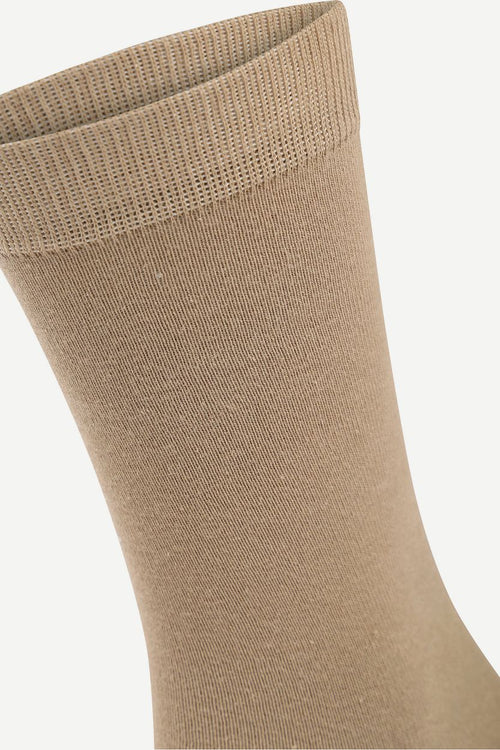 Sokken bio taupe