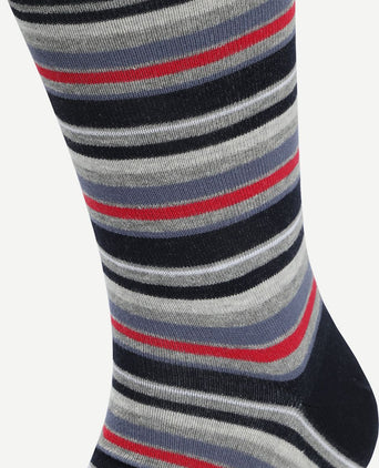 Sokken (3-pack) print donkerblauw multicolour