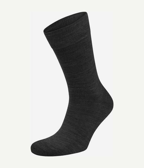 Merino sokken antraciet (2-pack)