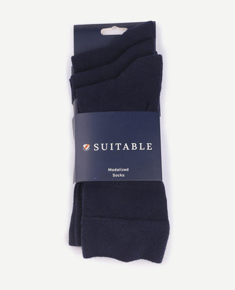 Suitable sokken (3-pack) donkerblauw