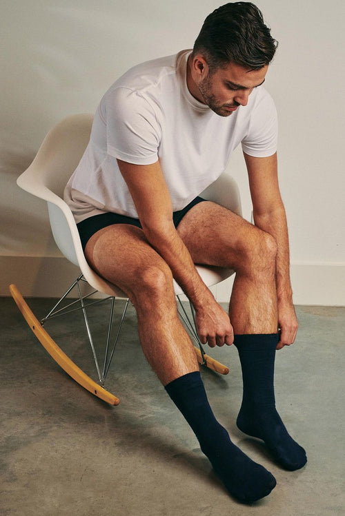 Suitable sokken (3-pack) donkerblauw