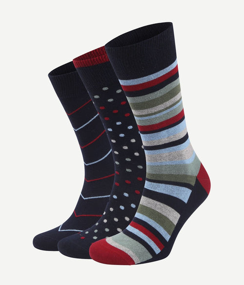 Suitable sokken (3-pack) print multicolour