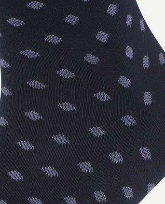 Sokken (3-pack) print donkerblauw