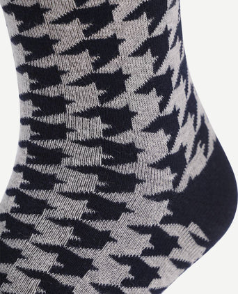 Sokken (3-pack) print donkerblauw