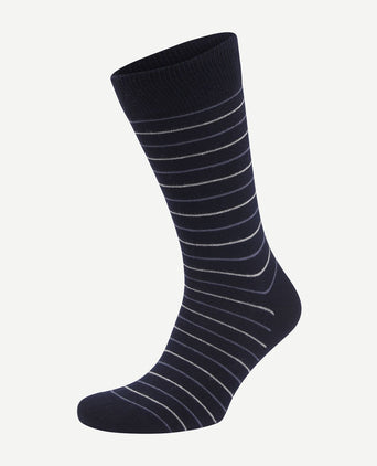 Sokken (3-pack) print donkerblauw
