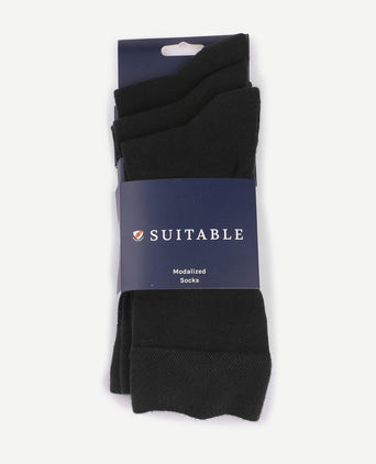 Suitable sokken (3-pack) zwart