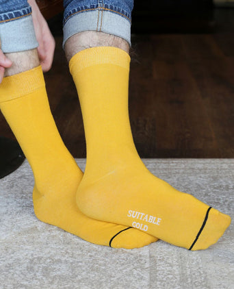 Suitable sokken bio geel