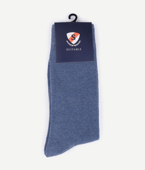 Suitable sokken bio indigo blauw