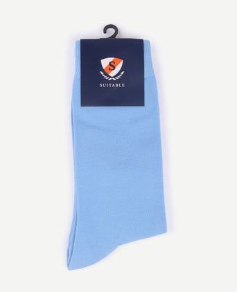 Suitable sokken bio lichtblauw