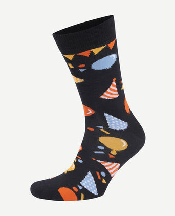 Suitable sokken happy birthday multicolour