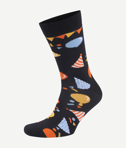 Suitable sokken happy birthday multicolour