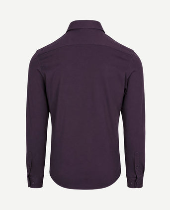Sorona overhemd aubergine