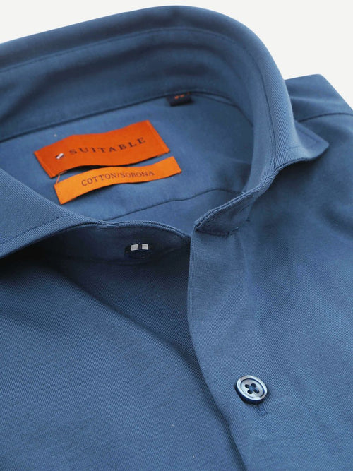 Sorona overhemd denim blauw