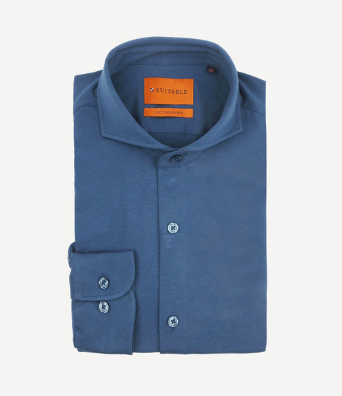 Sorona overhemd denim blauw