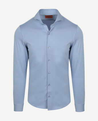 Sorona overhemd mid blauw