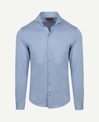 Sorona overhemd mid blauw