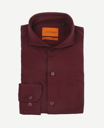 Sorona overhemd wine rood