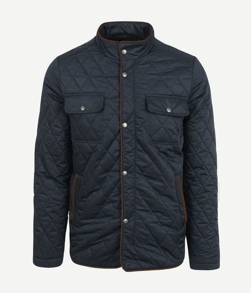 Suitable step jas donkerblauw | Regular-fit