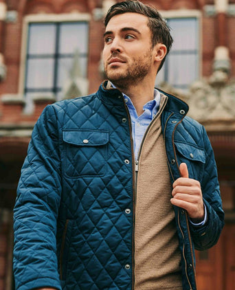Step jas donkerblauw