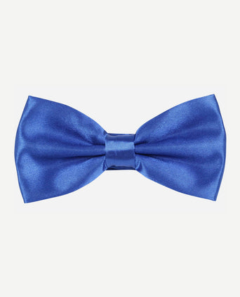 Suitable strik satijn kobalt blauw