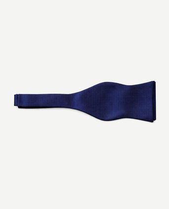 Strik zijde donkerblauw