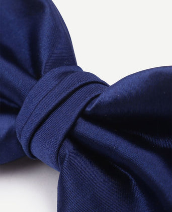 Polyester strik blauw