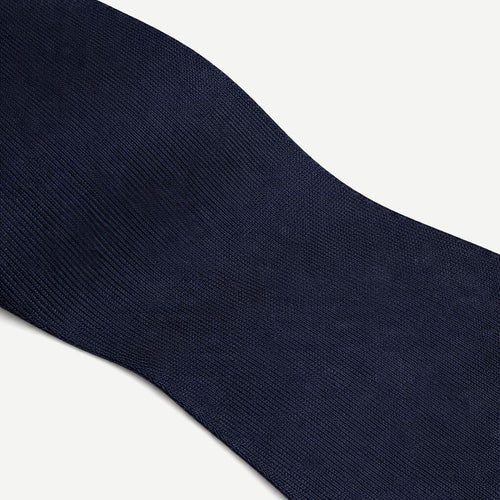 Strik zijde donkerblauw