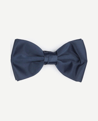 Cumberband strik pochet set donkerblauw