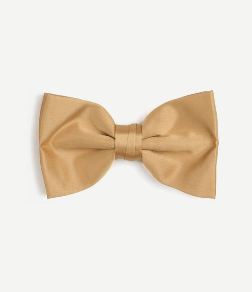 Cumberband strik pochet set goud