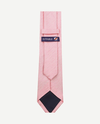 Stropdas zijde roze k81-3