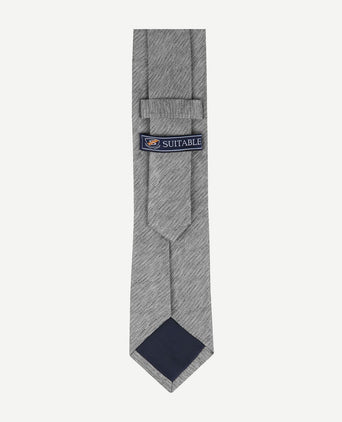 Stropdas zijde grijs k82-1