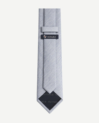 Zijde stropdas two toned blauw