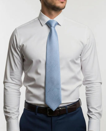 Stropdas zijde blauw k81-5